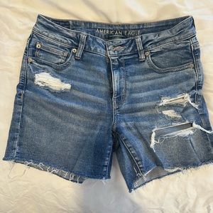 AE NE(X)T Level Low Rise Denim Midi Short